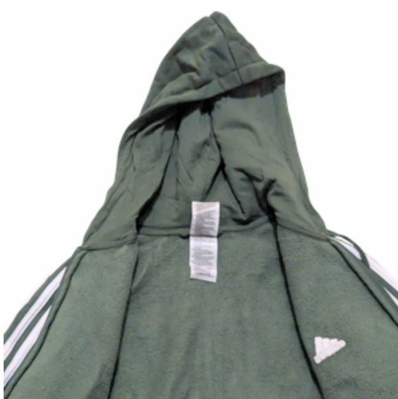 ADIDAS 3 Stripe Tracksuit Green M - Picture 5 of 8